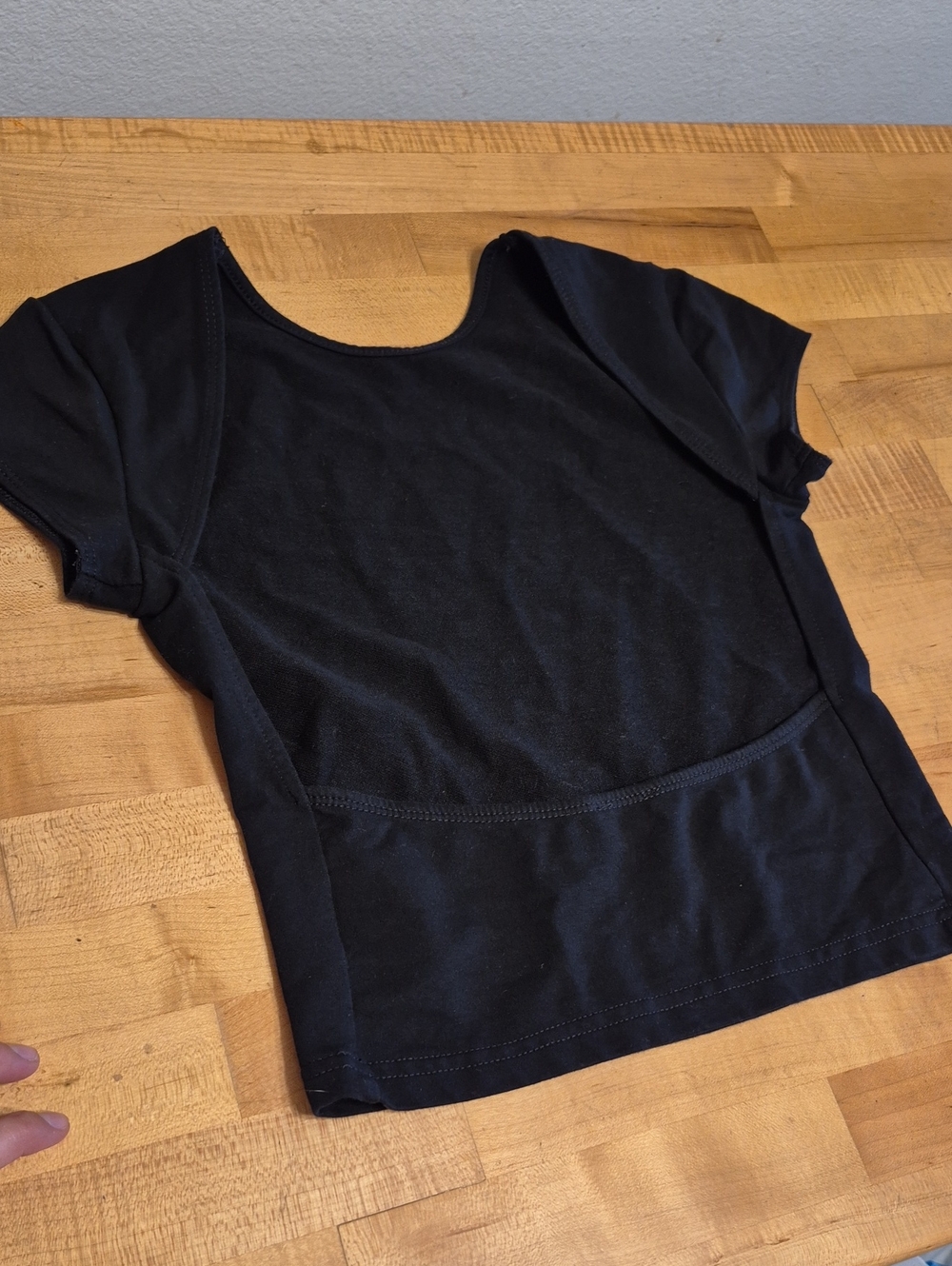 Edikted Black Open Back Short Sleeve Shirt - Picture 6 of 12